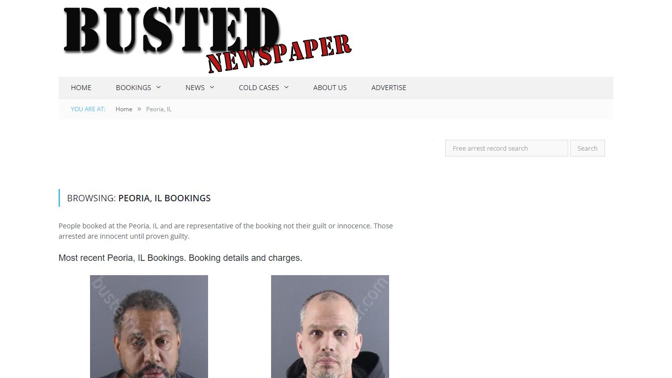 Peoria, IL Mugshots - BUSTEDNEWSPAPER.COM